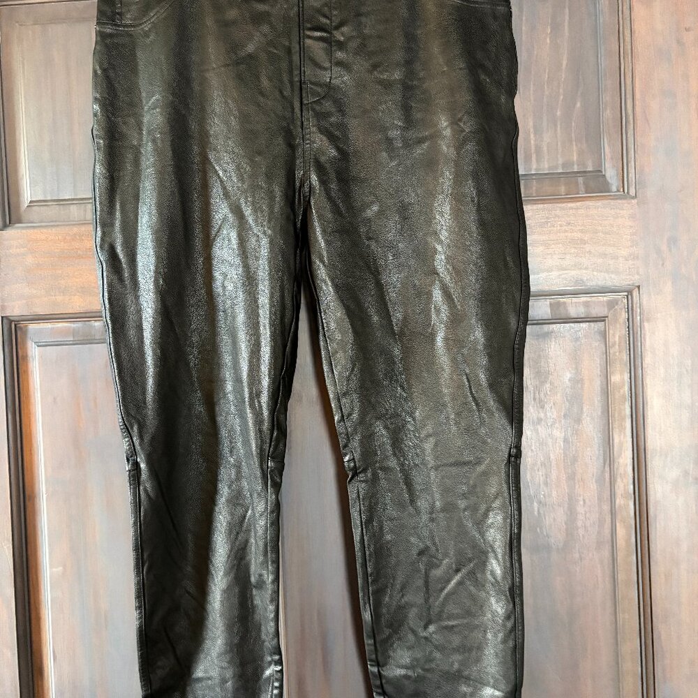 SPANX Faux leather pants, petite XL (SEE TAG)
